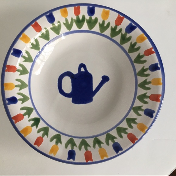 Gardeners bowl and plate ceramic signed Hungary - Picture 3 of 16